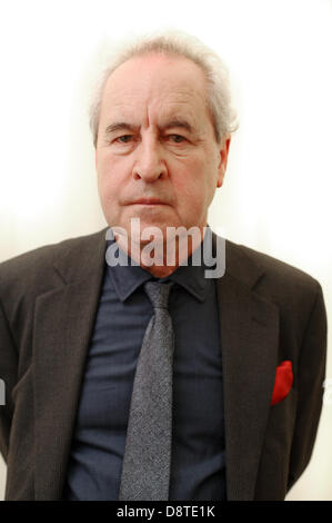 John Banville, Hay Festival, Pays de Galles, UK, 26/05/13 John Banville est un lauréat du Prix Booker, photographié à Hay 2013, Powys, Wales, UK, 26/05/13 Photo par : Wyeth Banque D'Images