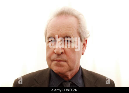 John Banville, Hay Festival, Pays de Galles, UK, 26/05/13 John Banville est un lauréat du Prix Booker, photographié à Hay 2013, Powys, Wales, UK, 26/05/13 Photo par : Wyeth Banque D'Images