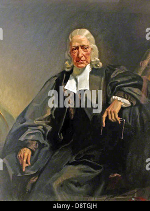 JOHN Wesley (1703-1791) ministre anglican qui a fondé le mouvement méthodiste. Banque D'Images