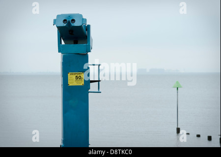 Afficheur d'emplacement au bord de mer Banque D'Images