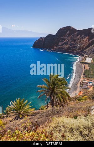 Plage de l'île de La Gomera Canaries - Banque D'Images