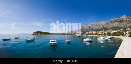 Panorama de Novigrad en Croatie Banque D'Images