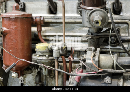 Moteur désuet, closeup shot Banque D'Images