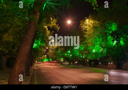 Ankara Turquie la nuit Banque D'Images
