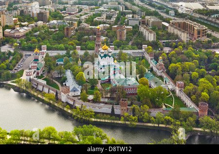 Monastère de Novodevichiy à Moscou, Russie Banque D'Images