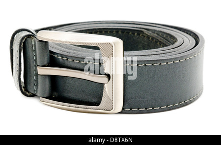 Ceinture en cuir mens Banque D'Images