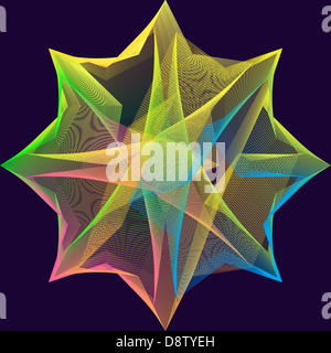 Le volume de fond abstrait Banque D'Images