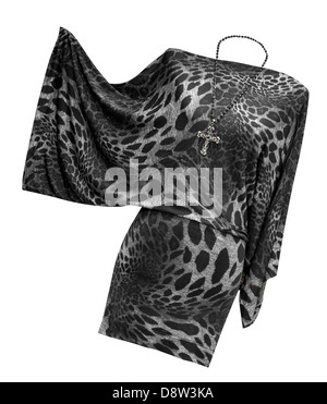 Jersy, robe leopard print Banque D'Images
