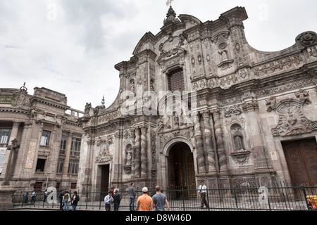 La Compania de Jesus, église, Quito, Equateur, Vieille Ville Banque D'Images