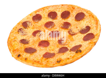 Pizza au pepperoni Banque D'Images