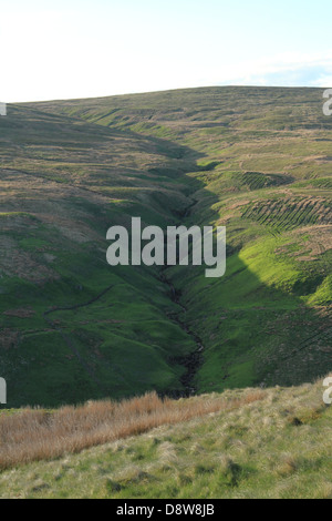 Une promenade jusqu'au Campsie Fells à Lennoxtown, Glasgow, Écosse, Royaume-Uni Banque D'Images