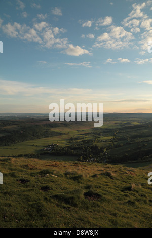 Une promenade jusqu'au Campsie Fells à Lennoxtown, Glasgow, Écosse, Royaume-Uni Banque D'Images