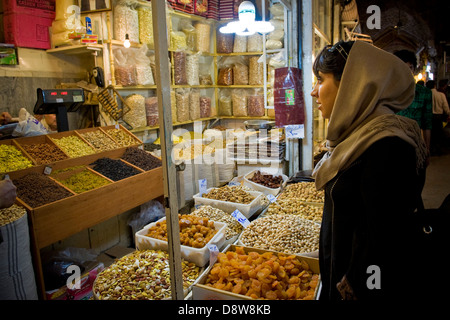 L'Iran, Tabriz, vieux bazar Banque D'Images