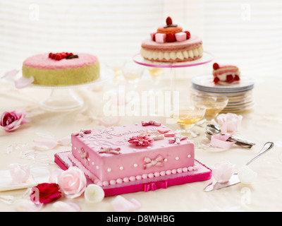 Gâteau d'anniversaire,création Dalloyau Banque D'Images