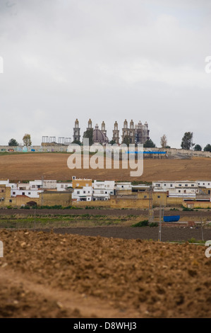 Église catholique Palmarian près de Palmar de Troya, une petite église schismatique avec son propre pape. Banque D'Images