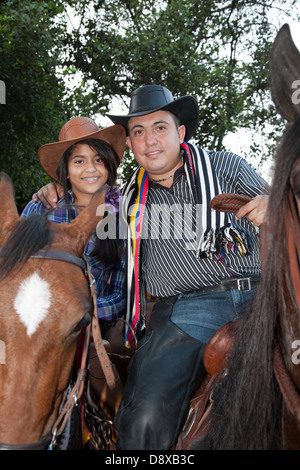 La Cabalgata, Parade de chevaux, Feria de Cali, Foire de Cali, Cali, Colombie Banque D'Images
