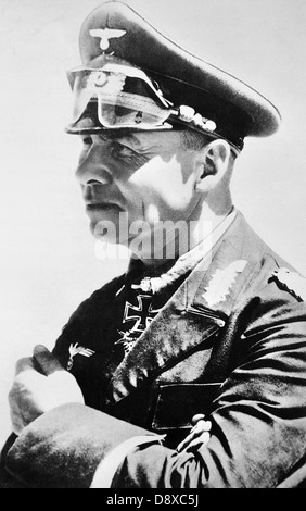 Erwin Rommel, "Le Renard du désert", le maréchal allemand de la Seconde Guerre mondiale Banque D'Images