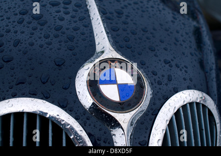 Le Logo de BMW sur un modèle 328 d'avant-guerre Banque D'Images