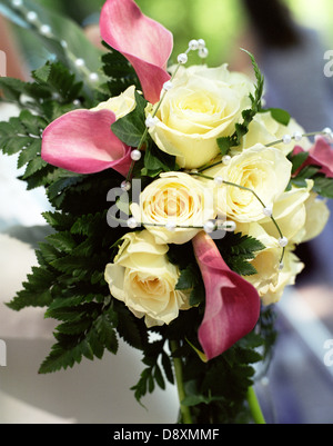 Un bouquet de mariage. Banque D'Images