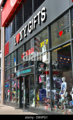 I Love NY cadeaux à New York City, USA Banque D'Images