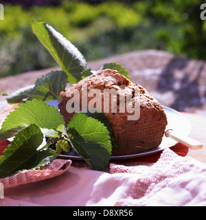 Gâteau de farine de châtaigne Banque D'Images