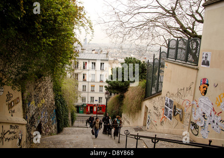 Montmartre, Paris Banque D'Images