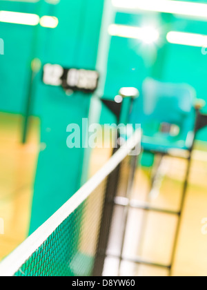 Filet de badminton, close-up. Banque D'Images
