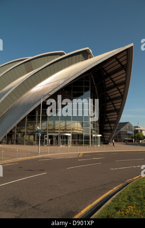 Clyde landmarks, BBC, Auditorium, cloches Bridge, SECC, Armadillo, Centre des sciences, Banque D'Images