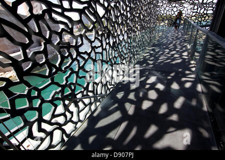 Marseille, France. 7 juin 2013. Premier jour de l'ouverture du MuCEM (Musée des civilisations de l'Europe et de la Méditerranée) à Marseille (13,France).Intérieur de la Mucem Crédit : Roland Bouvier/Alamy Live News Banque D'Images