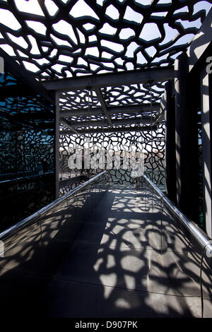 Marseille, France. 7 juin 2013. Premier jour de l'ouverture du MuCEM (Musée des civilisations de l'Europe et de la Méditerranée) à Marseille (13,France).Intérieur de la Mucem Crédit : Roland Bouvier/Alamy Live News Banque D'Images