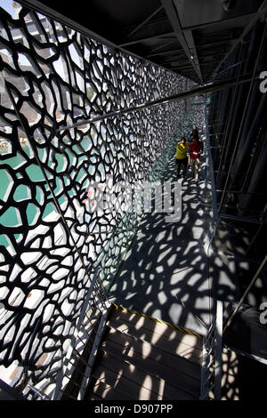 Marseille, France. 7 juin 2013. Premier jour de l'ouverture du MuCEM (Musée des civilisations de l'Europe et de la Méditerranée) à Marseille (13,France).Intérieur de la Mucem Crédit : Roland Bouvier/Alamy Live News Banque D'Images