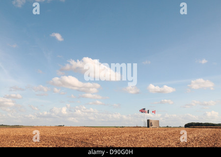 Le Corps australien Memorial Park, Le Hamel, Somme, Picardie, France. Banque D'Images