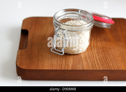 Riz Risotto italien dans un pot Banque D'Images