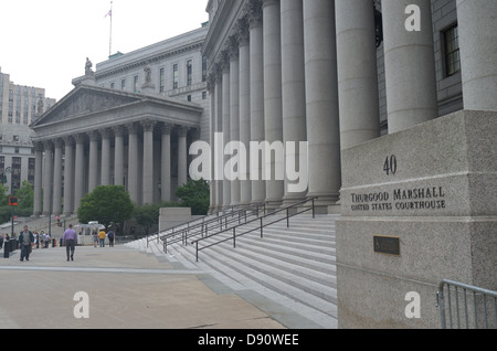 Thurgood Marshall United States Courthouse New York City Banque D'Images