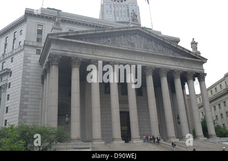 Thurgood Marshall United States Courthouse New York City Banque D'Images