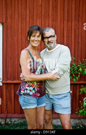 Portrait of mature couple ensemble Banque D'Images