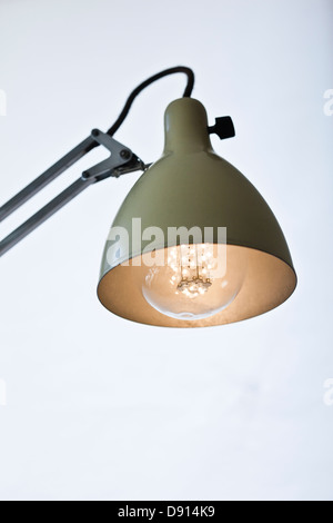 Close-up de bureau lampe de Banque D'Images