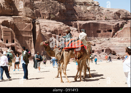 Petra, Jordanie Banque D'Images