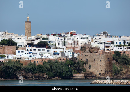 Vieille ville de Rabat, Maroc Banque D'Images