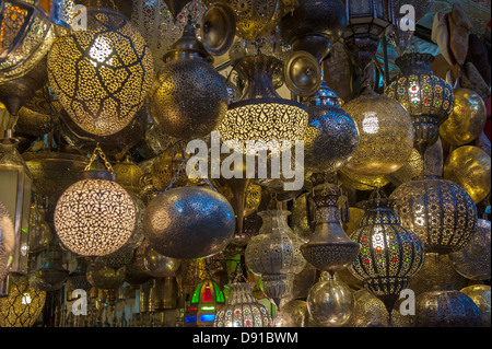 Lampes antiques marocain Banque D'Images