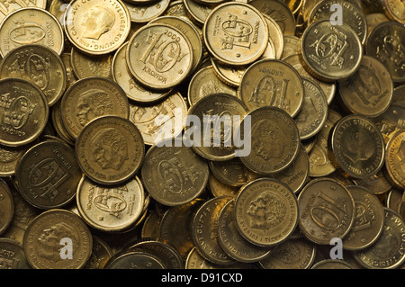 Close-up of Swedish coins Banque D'Images