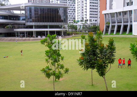 Singapour Université nationale de Singapour nus,ville universitaire,école,étudiants campus,homme asiatique hommes,Centre de ressources pédagogiques,centre,Sing Banque D'Images