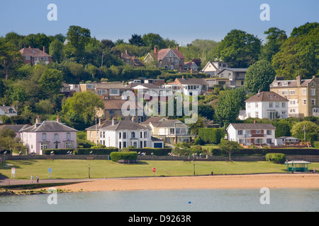 Plage front de Cowes, île de Wight Banque D'Images