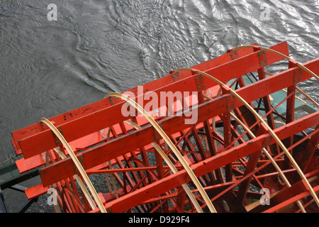 Bateau à vapeur, roue à aubes chena river, Fairbanks, Alaska, USA Banque D'Images