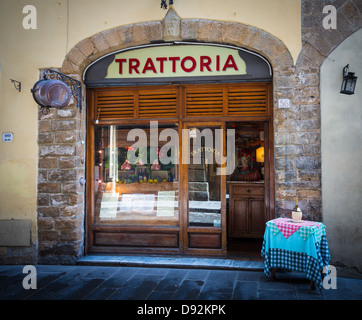 Restaurant à la Toscane (Italie) ville de Firenze, Florence ou Banque D'Images