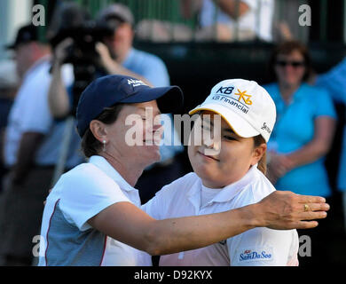 9 juin 2013 - Pittsford, NY, États-Unis d'Amérique - June 09, 2013 : le 3ème tour de la LPGA Championship en 2013 Wegmans Pittsford, NY Banque D'Images