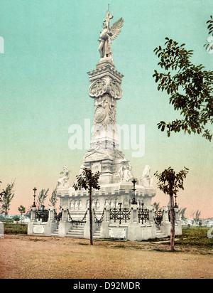 Monumento a los Bomberos, Habana - Monument de pompier, Havanna, Cuba, vers 1900 Banque D'Images