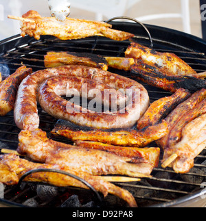 Style sud-africain - barbecue braai Banque D'Images