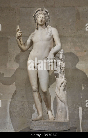 Bacchus - Musée Du Louvre Paris Banque D'Images