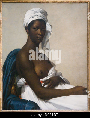 Marie-Guillemine Benoist Portrait d'une femme noire - Portrait d'une femme noire 1800 Banque D'Images